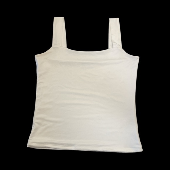 The Workshop Tank Top Bundle Size Large Pink And White Square Neckline Stretch - Picture 6 of 14